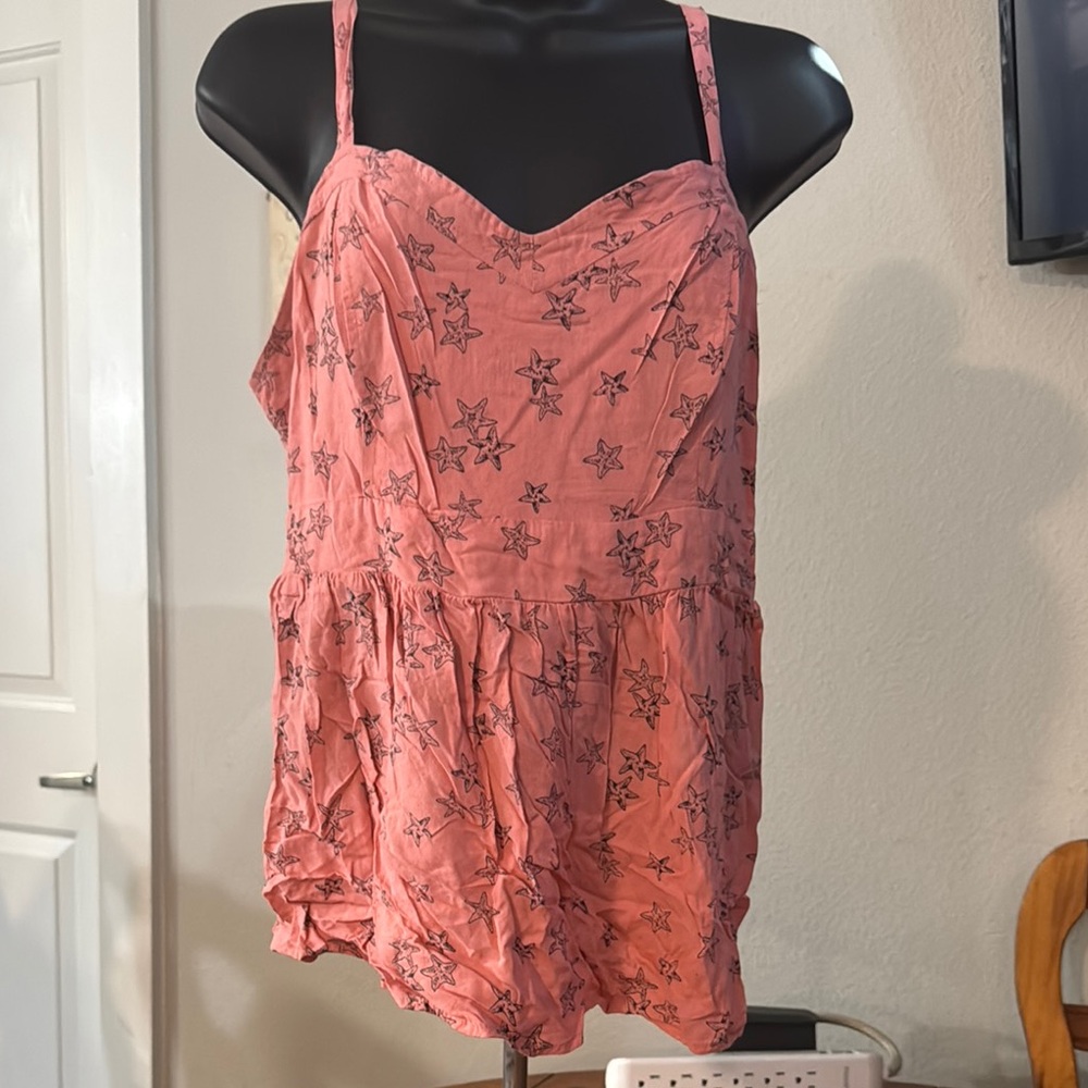 Starry Pink Women's Top Torrid size 0